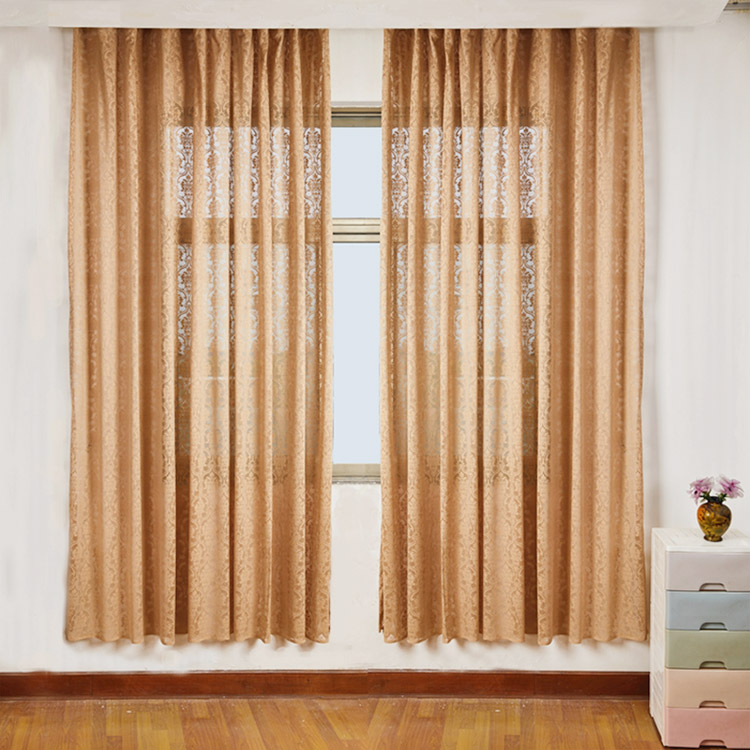 W280 Textiles Living Room luxuriöse, transparente Stoffvorhänge