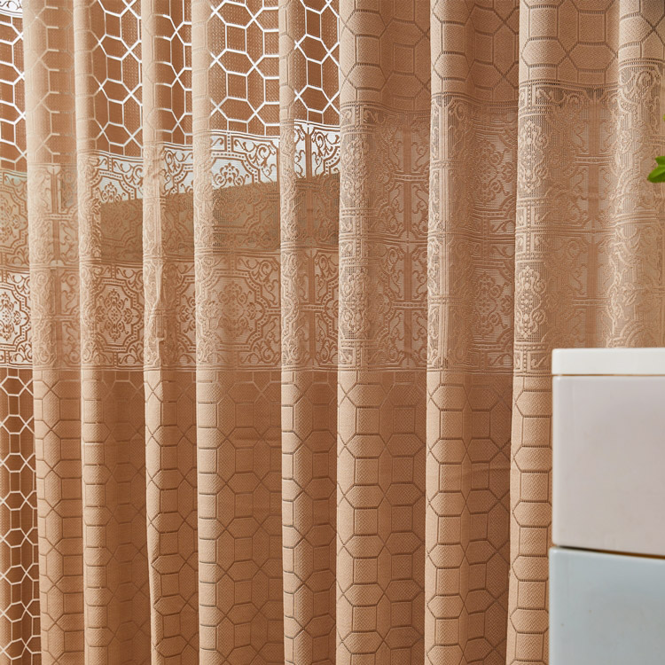 Textilien Wohnzimmer Spitzenfenster 3-D-Vorhänge Gardinenstoffe in Rollen
