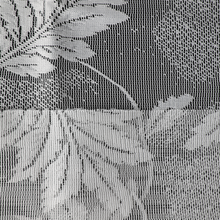 Günstiges Polyester-Mesh-Organza, leichter Punkt, eleganter Spitzenvorhang, durchsichtiger Spitzenstoff